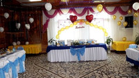 Оформление зала к свадьбе