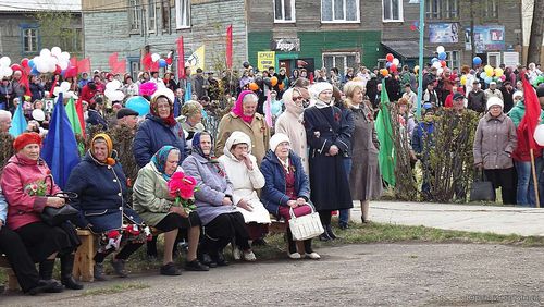 Митинг и демонстрация в честь Дня Победы.